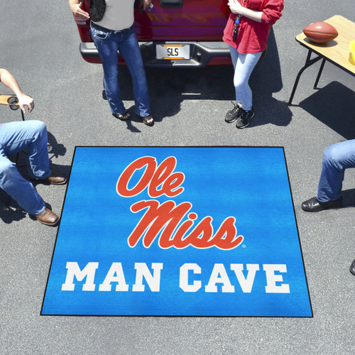 Ole Miss Man Cave Tailgate Mat