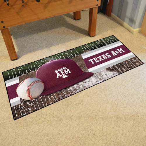 Texas A&M Aggies Baseball Runner Rug