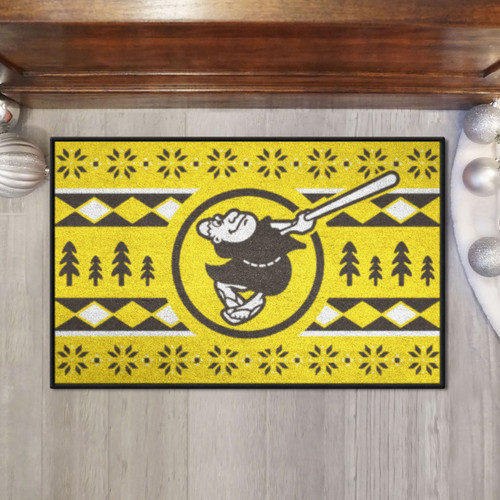 San Diego Padres Christmas Sweater Starter Rug