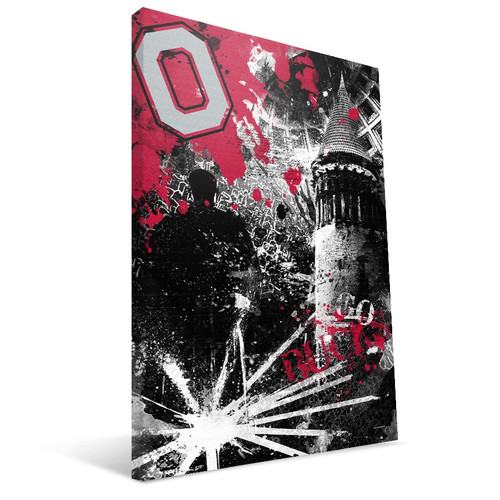 Ohio State Buckeyes 16" x 24" Spirit Canvas Print