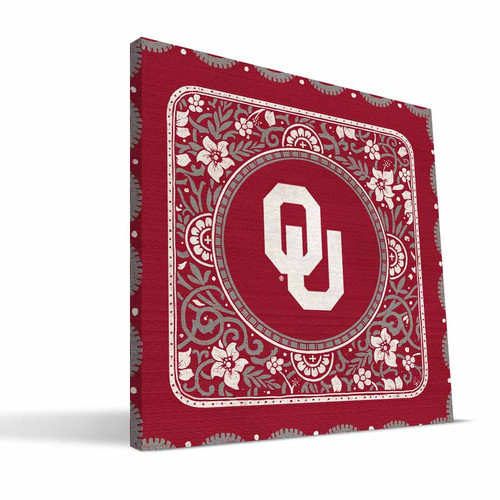 Oklahoma Sooners Eclectic Canvas Print