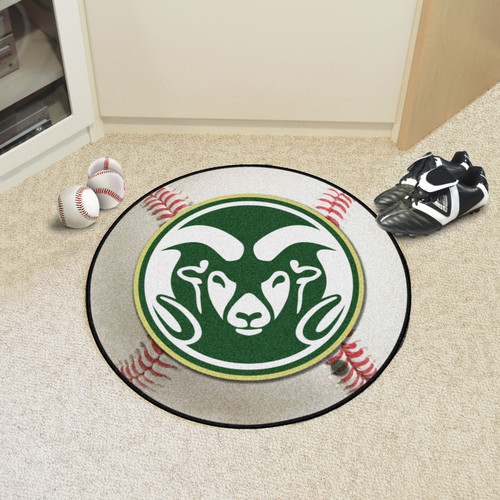 Colorado State Rams Baseball Rug