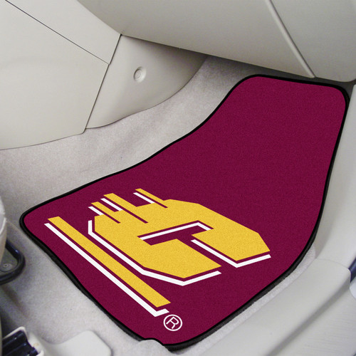 Central Michigan Chippewas 2-Piece Carpet Car Mats