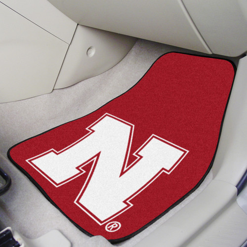 Nebraska Cornhuskers 2-Piece Carpet Car Mats