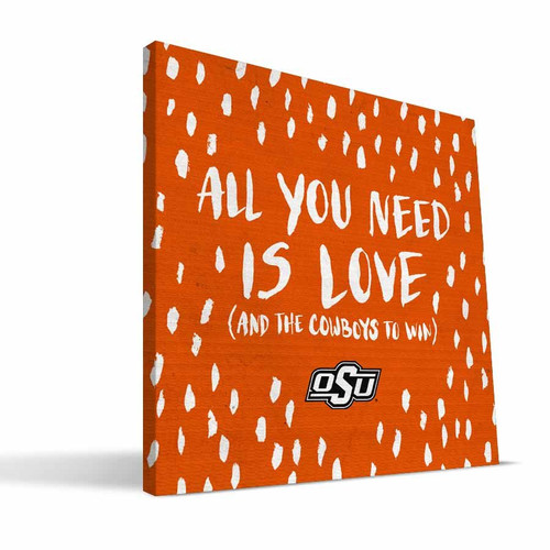 Oklahoma State Cowboys 12" x 12" All You Need Canvas Print