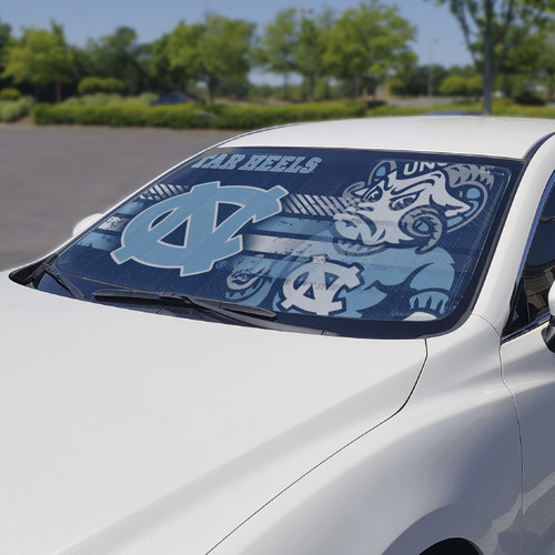 North Carolina Tar Heels Car Sun Shade