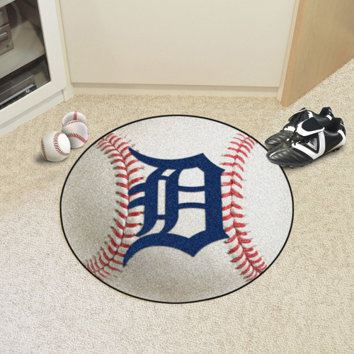 Detroit Tigers Baseball Rug