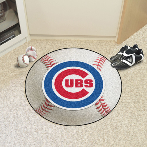 Chicago Cubs Baseball Rug