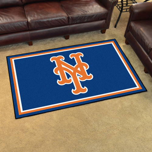 New York Mets 4 X 6 Area Rug