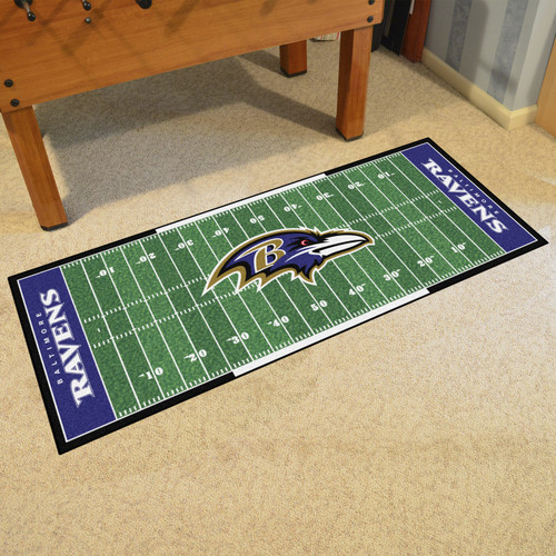 Baltimore Ravens Football Field Runner Rug