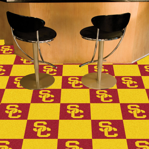 USC Trojans Team Carpet Tiles