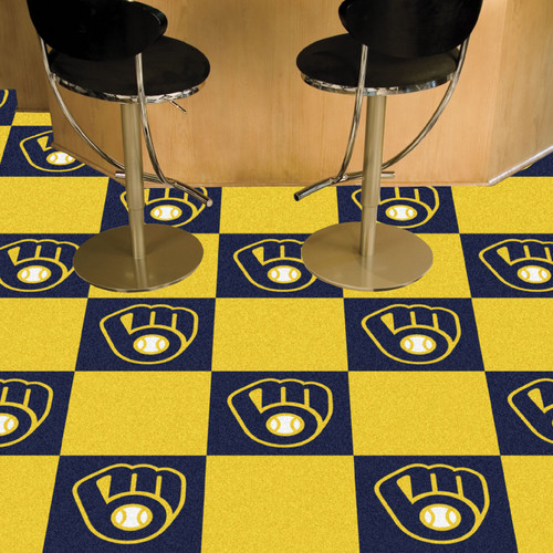 Milwaukee Brewers Team Carpet Tiles