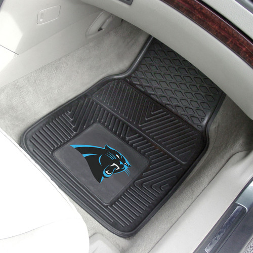 Carolina Panthers Vinyl 2-Piece Car Floor Mats