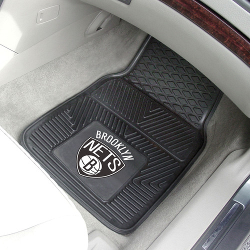 Brooklyn Nets Vinyl 2-Piece Car Floor Mats