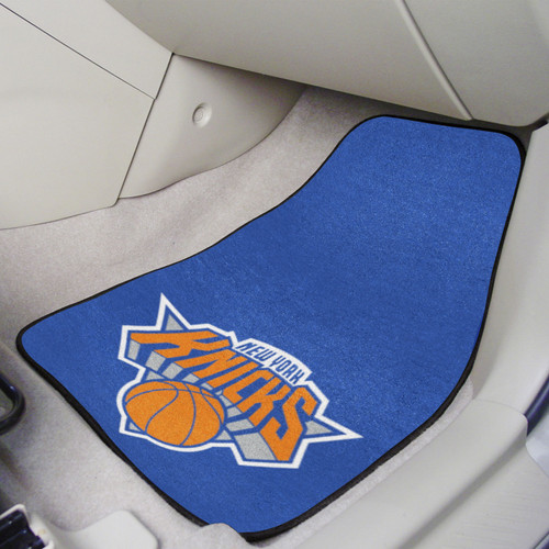 New York Knicks 2-Piece Carpet Car Mats