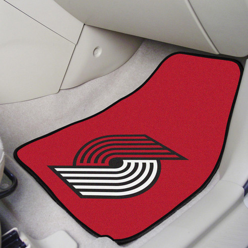 Portland Trail Blazers 2-Piece Carpet Car Mats