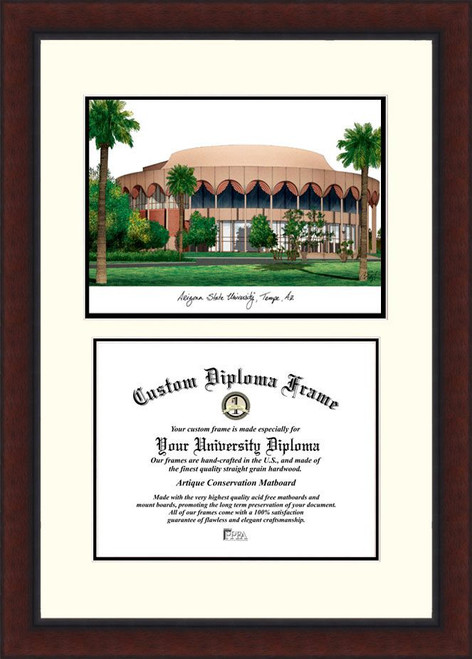 Arizona State Sun Devils Legacy Scholar Diploma Frame