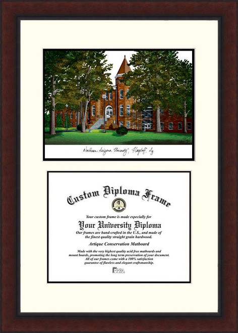 Northern Arizona Lumberjacks Legacy Scholar Diploma Frame