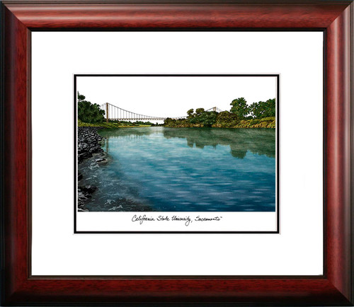 Sacramento State Hornets Alumnus Framed Lithograph