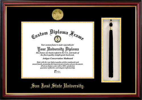 San Jose State Spartans Diploma Frame & Tassel Box