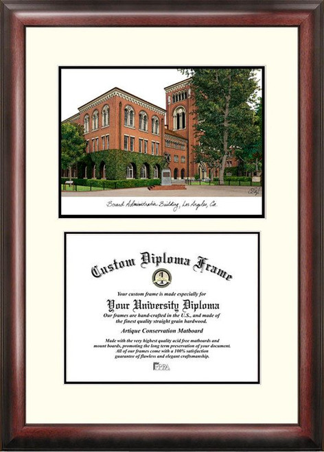 USC Trojans Scholar Diploma Frame