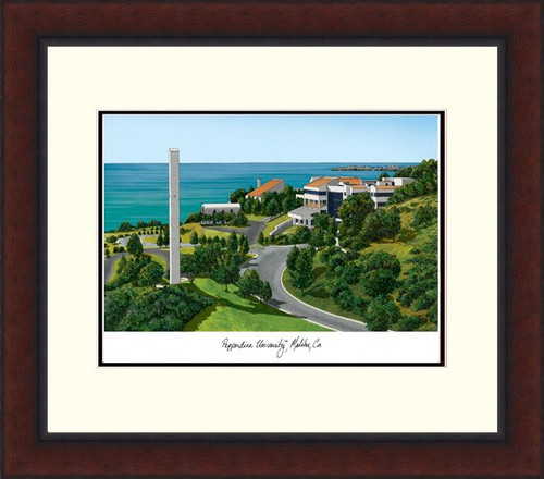 Pepperdine Waves Legacy Alumnus Framed Lithograph