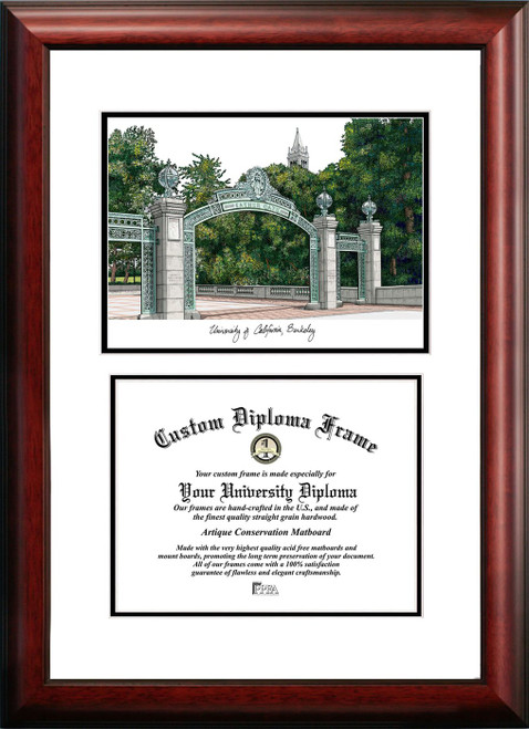 California Golden Bears Scholar Diploma Frame