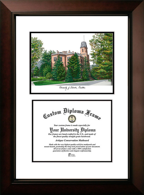 Colorado Buffaloes Legacy Scholar Diploma Frame