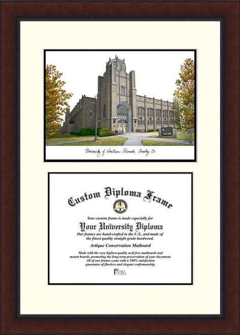Northern Colorado Bears Legacy Scholar Diploma Frame