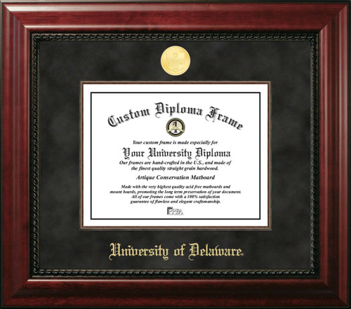 Delaware Blue Hens Executive Diploma Frame