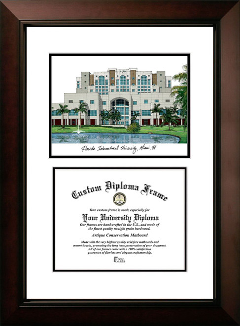 Florida International Golden Panthers Legacy Scholar Diploma Frame