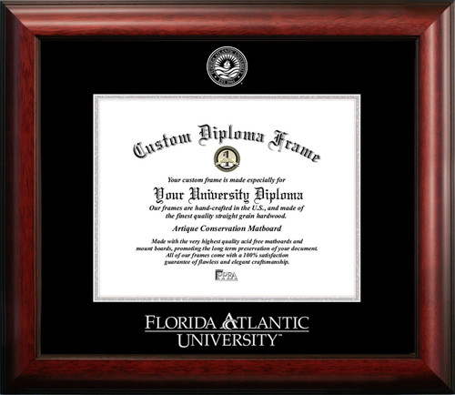 Florida Atlantic Owls Gold Embossed Diploma Frame