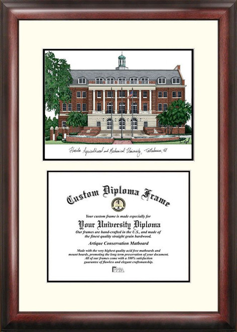 Florida A&M Rattlers Scholar Diploma Frame