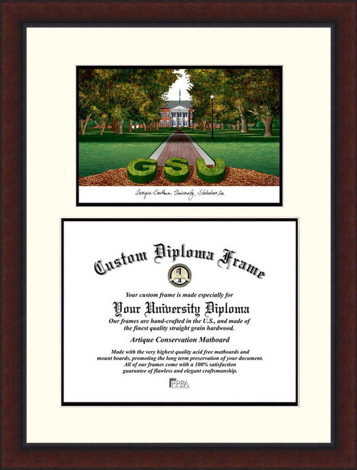 Georgia Southern Eagles Legacy Scholar Diploma Frame