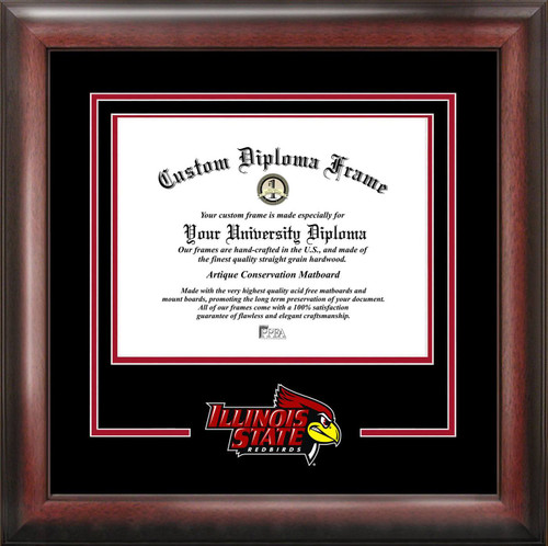 Illinois State Redbirds Spirit Diploma Frame