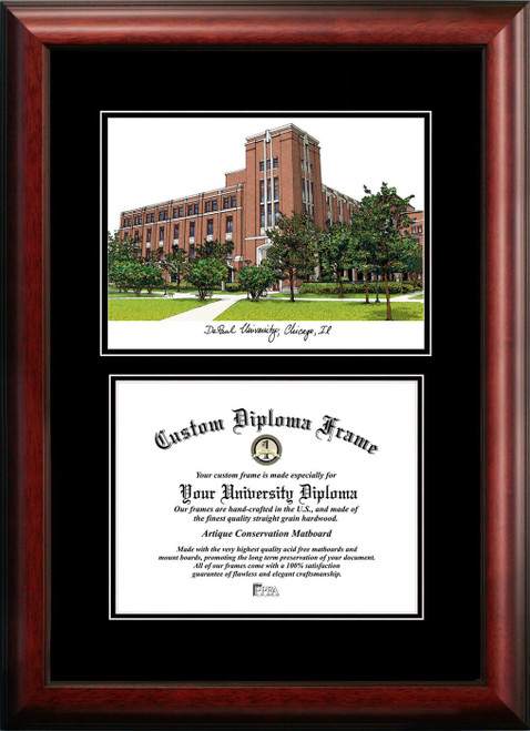 DePaul Blue Demons Diplomate Diploma Frame