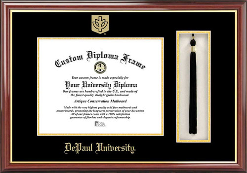 DePaul Blue Demons Diploma Frame & Tassel Box