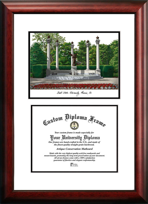 Ball State Cardinals Scholar Diploma Frame