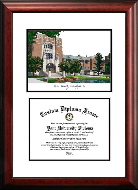 Purdue Boilermakers Scholar Diploma Frame