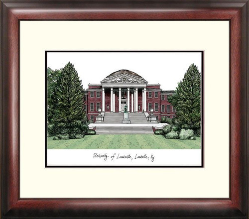 Louisville Cardinals Alumnus Framed Lithograph