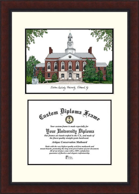 Eastern Kentucky Colonels Legacy Scholar Diploma Frame