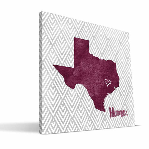 Texas A&M Aggies 12" x 12" Home Canvas Print