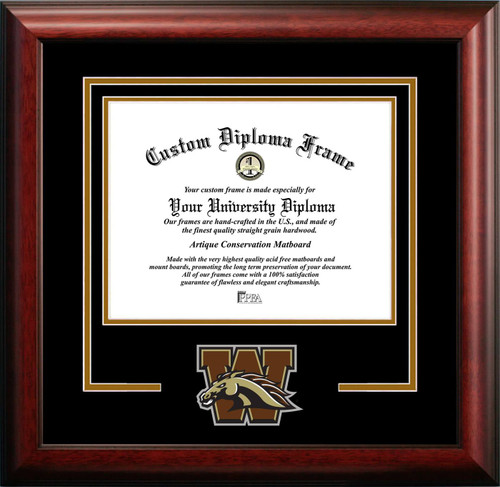 Western Michigan Broncos Spirit Diploma Frame