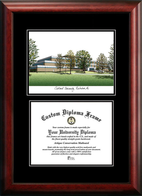 Oakland Golden Grizzlies Diplomate Diploma Frame