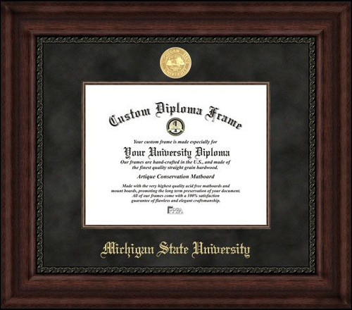 Michigan State Spartans Executive Diploma Frame