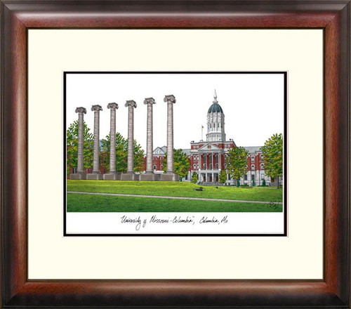 Missouri Tigers Alumnus Framed Lithograph