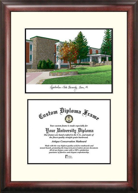 Appalachian State Mountaineers Scholar Diploma Frame