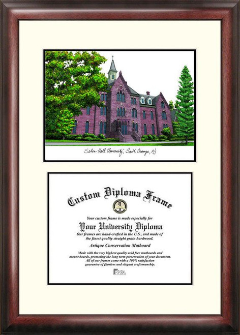 Seton Hall Pirates Scholar Diploma Frame