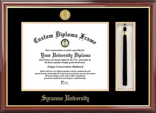 Syracuse Orange Diploma Frame & Tassel Box