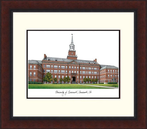 Cincinnati Bearcats Legacy Alumnus Framed Lithograph
